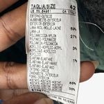 Sisley Gray Wool Blend Coat w/ Blue Satin Lining Size IT 42 (M/L) Black Photo 4