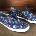 Keds Glory Sneaker in Navy Paint Splatter NEW Photo 1
