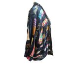 NATIVEWEAR DESIGNS Oversized Bohemian Lagenlook Applique Patchwork Jacket Blue Size M Photo 1