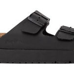 Birkenstock Papillio by  Arizona Flex Black Platform Slide Sandals EU 39/ US 8 Photo 0