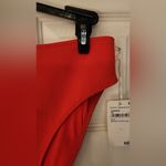 Good American Matte Good Waist Bright Poppy Red Bikini Bottom Size Small Photo 6