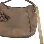 J.Crew NWT Leather Tan Brown Peyton Hobo Bag Photo 5