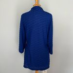 Chico's NEW NWT Royal Blue Textured Jacket Sweater Photo 1