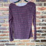 Gimmicks by BKE Gimmicks BKE Tawny Port Red Washed Lace Up Top Women's Size Medium Photo 8