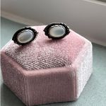 Nordstrom Vintage .925 moonstone sterling silver earrings  Photo 1