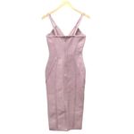 NWT The Girlcode Bandage V Neck Bodycon Midi Dress Lilac Mauve Women’s Size 6 Purple Photo 1