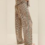 Aerie Real Soft Trouser Pajama / Lounge pants size large leopard & green stripe Photo 3