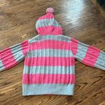 Love Shack Fancy  Pink and Gray Cardigan Sweater Photo 12