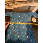 LuLaRoe  Julia T-Shirt Dress Size XS Sail Boat Patriotic Theme NWT 3/4 sleeves Photo 7