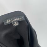 Shinestar Tank Size Medium Black and Lurex Gold Stripes Evening Cocktail Peplum Photo 2