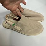 Sanuk sling back Cruz Malia sandals cream closed toe yoga mat women’s size 9 Photo 1