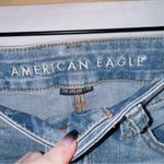 American Eagle  The Dream Jean Mid Rise Distressed Frayed Hem Jegging Jeans Photo 1