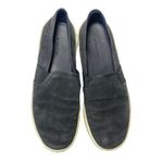 Vince  Women's Sz 6 Gray Pebbled Leather Slip On Loafers Shoes Photo 4