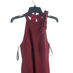 After Six  Bow Neck Open Back Trumpet Gown Cabernet 14 New Photo 2