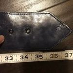 Alice + Olivia Wide Blue Waist Belt Photo 3