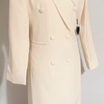 Double Breasted Blazer Coat NWOT Tan Size M Photo 1