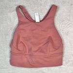 Lululemon  Wunder Train Long-Line Bra Medium Support C/D Cups Dusty Pink, Size 4 Photo 0