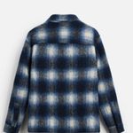 ZARA NWOT PLAID Flannel Shacket Shirt Jacket Pocket Relax Fit Wool Blend Photo 2