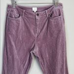 Ann Mashburn  Kick Flare Cropped 5-Pocket Velvet Pants‎ Jeans Size 29 Blush Photo 3