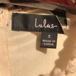 Lulus NWOT Lulu’s Lust or Love Cream Dress S Photo 7