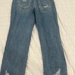 Flying Monkey High Waisted Straight Leg Ripped Jeans Photo 4