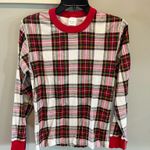 Hanna Andersson Holiday Plaid Adult Holiday Long John Pajama Top Small Multiple Photo 4