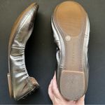 Lucky Brand Women’s Silver Light Gold Ballet Flat Shoes‎ Sz 10 Minimalist Quiet Luxury Comfy Photo 5