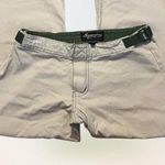 Y2k 2000s Spacegirls creme and green cargo capri pants size 3 White Photo 1