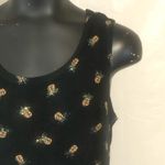 Ronni Nicole Vintage  Black Sheath Dress with Sparkly Pineapple Trim Photo 1