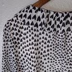 J.Crew  XXL Hearts Long Sleeved Romantic Peasant Top Plus Photo 1