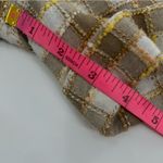 Karen Walker pleat front plaid check cotton shorts cuffed sz 4 Brown Photo 5