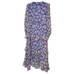 NWOT‎ ASOS DESIGN tiered floral maxi dress with tassels 2 Purple Photo 3