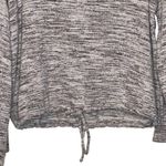 Aerie Knitted Crop Sweater Top Slouchy Flared Sleeves Drawstring Hem XS Women Photo 3