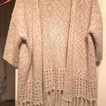 Forever 21 Fringe Cardigan With Hood Photo 0