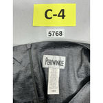 Womans Periwinkle Sleevless Knee Length Dressy Dress 16 W Gray Back Zip V Neck Size 16W Photo 2