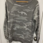 American Eagle Outfitters Gray Camouflage Sweatshirt Photo 0