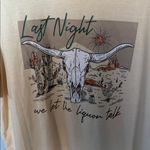 Last Night We Let The Liquor Talk Shirt Brown Size XXL Photo 1