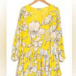 Walter Baker  Lilith Floral Long Sleeve Dress in Hibiscus Sun Size L, NWT $268 Photo 3