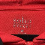 Soho  Street New York Company Hoodie‎ Womens Medium Red Full Zip Lace Accent Photo 1