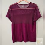 Victoria's Secret Victoria’s Secret Sport Violet Mesh Tee Photo 5