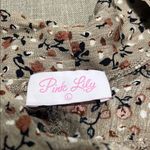 Pink Lily Wrap Sundress with Tie Belt Photo 2