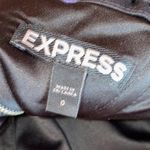 EXPRESS Floral Black Strapless A-Line Dress Photo 5