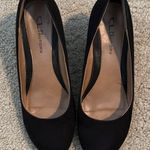 Chinese Laundry black faux suede wedge size 9.5 Photo 0