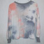 Mittoshop multicolor tie dye long sleeve pullover crew neck sweatshirt size SM Photo 6