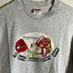 Supreme It Gets Better Every Time T Shirt Men's Sz S Gray Photo 1