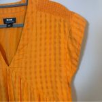Anthropologie Maeve-  Vibrant Orange V-Neck Tunic Small Photo 5
