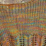 Jolie & Joy Colorful Boho Retro Knit Cropped Tank Top Medium NWOT Pink Photo 4