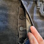 BLANK NYC  THE MADISON CROP FADED BLACK OPEN DISTRESSED RAW ANKLE JEANS 31 NWT Photo 7