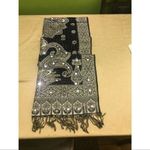 Beautiful Long Scarf with small mirrows Gold Photo 2