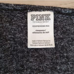 PINK - Victoria's Secret PINK Victoria’s Secret Gray Classic Logo New Sleep Shirt XS. Photo 4